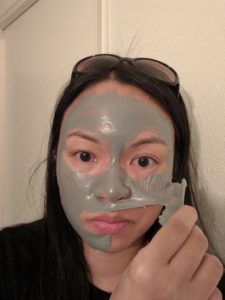Elizavecca Hell-Pore Clean Up Mask Peeling Off