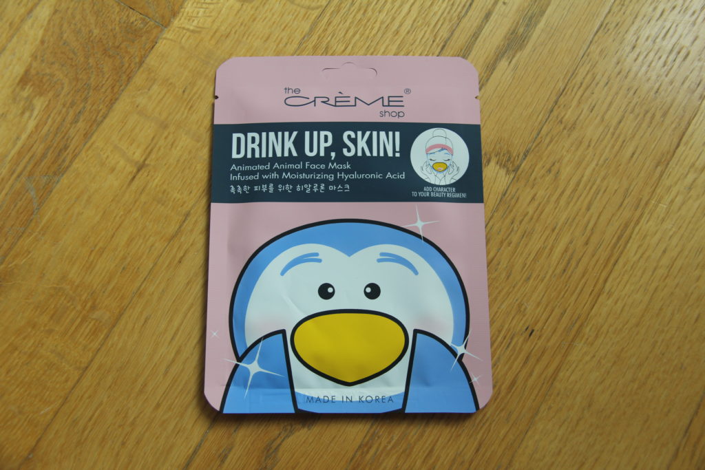 The Creme Shop "Drink Up, Skin!" Animal Face Mask 